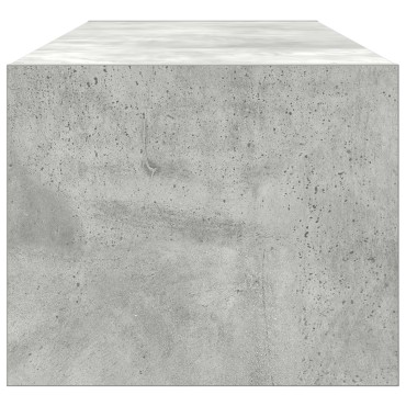 vidaXL Κομμάτι Τηλεόρασης Γκρι Σκυρόδεμα 100x31x25,5cm Επεξεργασμένο Ξύλο