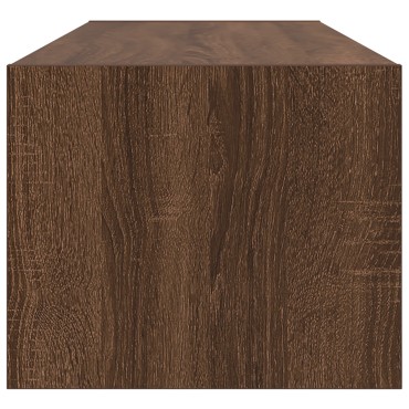 vidaXL Κάμπινγκ TV Καφέ Δρυς 100x31x25,5cm Επεξεργασμένο Ξύλο