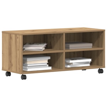 vidaXL Κονσόλα Τηλεόρασης Artisan Oak 90x35x35cm Επεξεργασμένου Ξύλου