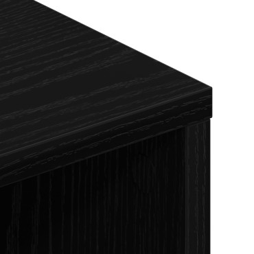 vidaXL Κονσόλα Τηλεόρασης Μαύρη 90x35x35cm Επεξεργασμένο Ξύλο