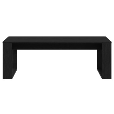 vidaXL Καφέ Τραπεζάκι Μαύρο Δρυς 102x50x35cm Ξύλο Επεξεργασμένο