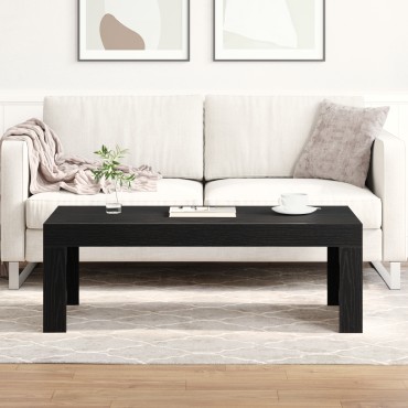 vidaXL Τραπεζάκι Καφέ Μαύρο Δρυς 102x50x35cm Επεξεργασμένο Ξύλο 1 τεμ.