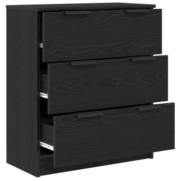 vidaXL Μαύρο Διπλό Γραφείο 60x30x70cm από κατασκευασμένο ξύλο 1 τεμ.