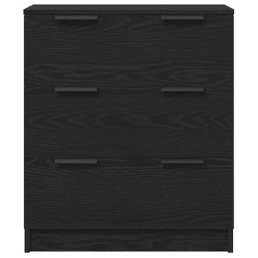 vidaXL Μαύρο Διπλό Γραφείο 60x30x70cm από κατασκευασμένο ξύλο 1 τεμ.