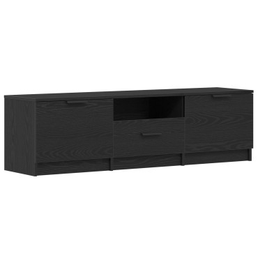 vidaXL Ντουλάπι τηλεόρασης - Μαύρη δρυς - 140x35x40cm - Φτιαγμένο από επεξεργασμένο ξύλο