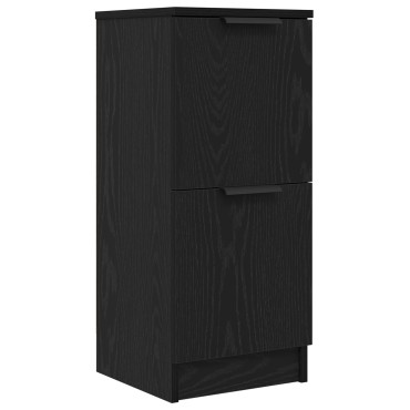 vidaXL Μαύρο Διπλό Γραφείο - 30x30x70 cm Κατασκευασμένο από Επεξεργασμένο Ξύλο 1 τεμ.
