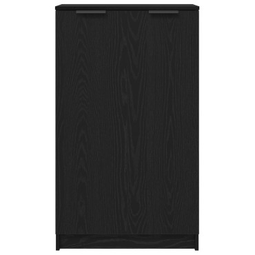 vidaXL Ντουλάπα Παπουτσιών με ράφι Μαύρη Οξυά 59x35x100 εκ 1 τεμ.