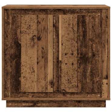 vidaXL Μπουφές Παλαιό Ξύλο 80x34x75cm Μηχανολογημένο Ξύλο 1 τεμ.