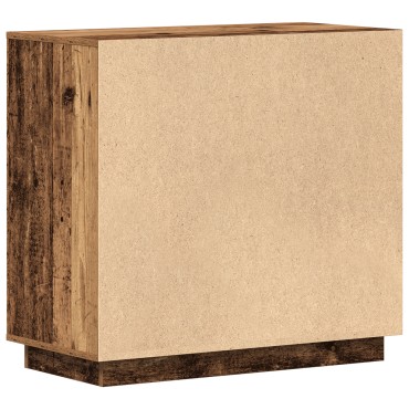 vidaXL Μπουφές Παλαιό Ξύλο 80x34x75cm Μηχανολογημένο Ξύλο 1 τεμ.