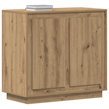 vidaXL Σιφωνάς Artisan Oak 80x34x75cm Κατασκευασμένο ξύλο 1 τεμ.