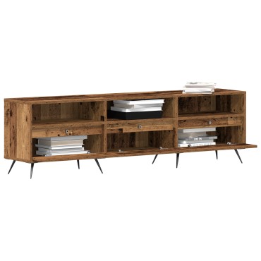 vidaXL Ντουλάπα TV Παλιού Ξύλου 150x30x44,5cm Από Μηχανικά ξύλα
