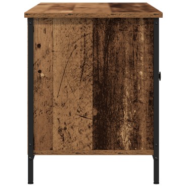 vidaXL Ντουλάπι τηλεόρασης από παλιό ξύλο 100x40x50cm Επεξεργασμένο ξύλο και Ατσάλι