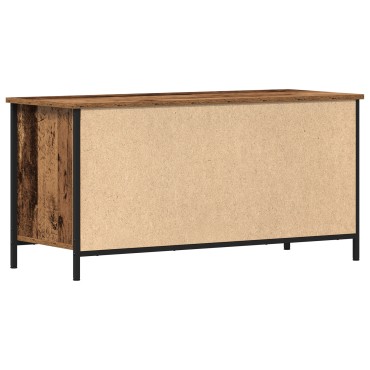 vidaXL Ντουλάπι τηλεόρασης από παλιό ξύλο 100x40x50cm Επεξεργασμένο ξύλο και Ατσάλι