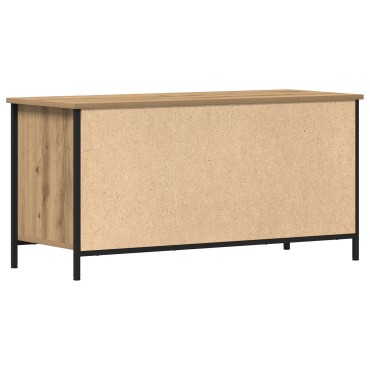 vidaXL Επιπλο τηλεόρασης Artisan Oak 100x40x50cm Επεξεργασμένο ξύλο και χάλυβας