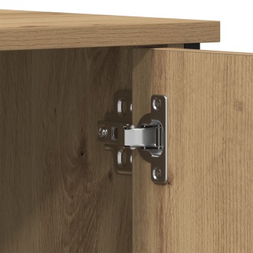 vidaXL Επιπλο τηλεόρασης Artisan Oak 100x40x50cm Επεξεργασμένο ξύλο και χάλυβας