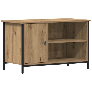 vidaXL Ντουλάπι τηλεόρασης Artisan Oak 80x40x50cm Επεξεργασμένο ξύλο και Ατσάλι