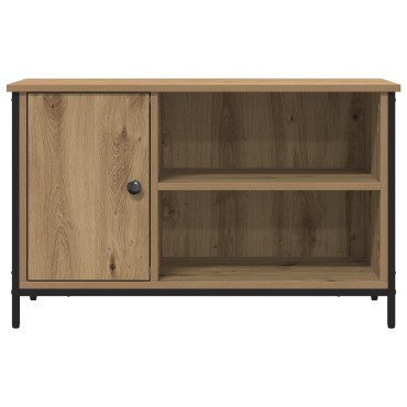 vidaXL Ντουλάπι τηλεόρασης Artisan Oak 80x40x50cm Επεξεργασμένο ξύλο και Ατσάλι