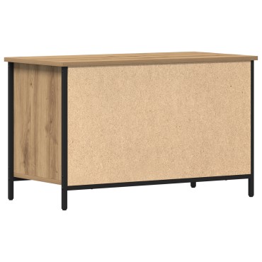 vidaXL Ντουλάπι τηλεόρασης Artisan Oak 80x40x50cm Επεξεργασμένο ξύλο και Ατσάλι