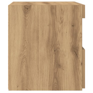 VidaXL Κομοδίνο με LED Φωτισμό Artisan Oak 50x40x45cm 1 τεμ.