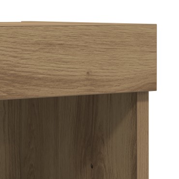 vidaXL Ντουλάπα Τοίχου για TV με LED Φώτα Artisan Oak 60x30x40cm