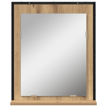 Καθρέφτης μπάνιου vidaXL Artisan Oak 50x12x60cm Επεξεργασμένο ξύλο