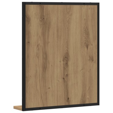 Καθρέφτης μπάνιου vidaXL Artisan Oak 50x12x60cm Επεξεργασμένο ξύλο