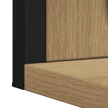 Καθρέφτης μπάνιου vidaXL Artisan Oak 50x12x60cm Επεξεργασμένο ξύλο
