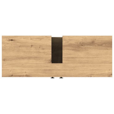 vidaXL Ντουλάπα Νιπτήρα Mπάνιου artisan δρυς 80x30x60cm 1 τεμ.