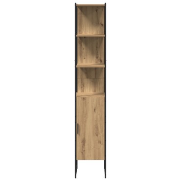 Ντουλάπα μπάνιου vidaXL Artisan Oak 33x33x185,5cm Επεξεργασμένο ξύλο 1 τεμ.