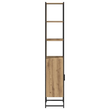 Ντουλάπα μπάνιου vidaXL Artisan Oak 33x33x185,5cm Επεξεργασμένο ξύλο 1 τεμ.