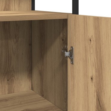 Ντουλάπα μπάνιου vidaXL Artisan Oak 33x33x185,5cm Επεξεργασμένο ξύλο 1 τεμ.