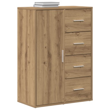 vidaXL Μπουφές Artisan Oak 60x31x84cm Επεξεργασμένο ξύλο 1 τεμ.