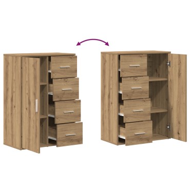 vidaXL Μπουφές Artisan Oak 60x31x84cm Επεξεργασμένο ξύλο 1 τεμ.