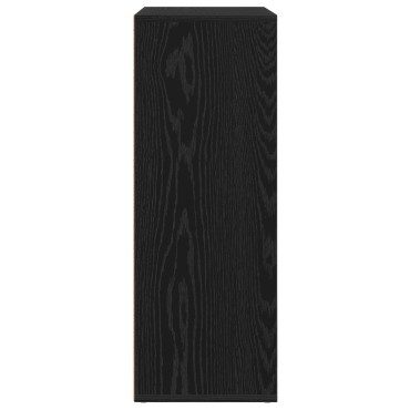 vidaXL Πλαϊνό γραφείο Μαύρη Οξυά 60x31x84cm Επεξεργασμένο Ξύλο 1 τεμ.