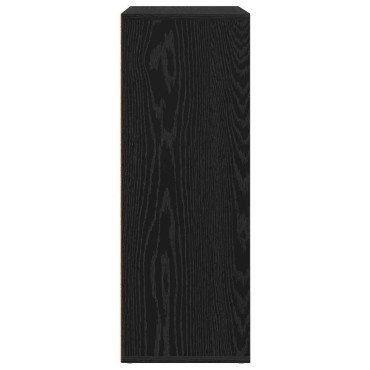 vidaXL Πλαϊνό γραφείο Μαύρη Οξυά 60x31x84cm Επεξεργασμένο Ξύλο 1 τεμ.