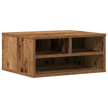 vidaXL Εκτυπωτής Σταντ Παλιό Ξύλο 49x40x22,5 εκ Κατασκευασμένο Ξύλο
