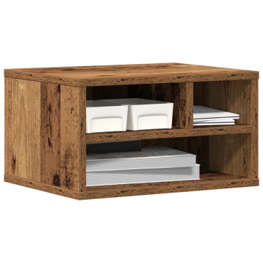 vidaXL Βάση Εκτυπωτή Παλιού Ξύλου 40x32x22,5 cm Κατασκευασμένο Ξύλο
