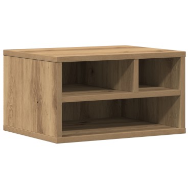 vidaXL Βάση Εκτυπωτή Artisan Oak 40x32x22,5 εκ Επεξεργασμένο Ξύλο