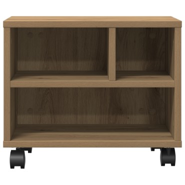 vidaXL Βάση Εκτυπωτών με Ρόδες Artisan Oak 41x32x33,5 εκ