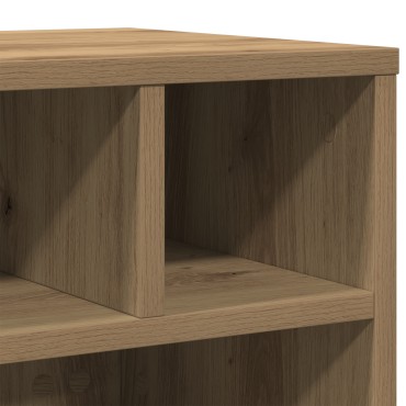 vidaXL Βάση Εκτυπωτών με Ρόδες Artisan Oak 41x32x33,5 εκ