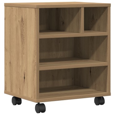 vidaXL Βάση Εκτυπωτή με Ρόδες Artisan Oak 41x32x48 εκ