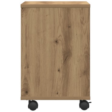 vidaXL Βάση Εκτυπωτή με Ρόδες Artisan Oak 41x32x48 εκ