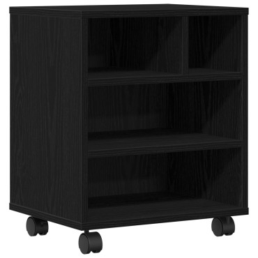 vidaXL Σταντ Εκτυπωτή με Ρόδες Artisan Oak 41x32x48 εκ.