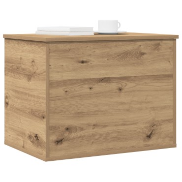 vidaXL Κουτί Αποθήκευσης με Καπάκι σε Στυλ Artisan Oak 60x42x46cm Επεξεργασμένο Ξύλο 1 τεμ.