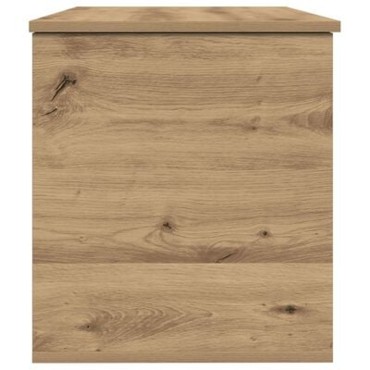 Κουτί αποθήκευσης vidaXL με καπάκι Artisan Oak 100x42x46cm από Κατασκευασμένο Ξύλο