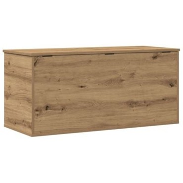 Κουτί αποθήκευσης vidaXL με καπάκι Artisan Oak 100x42x46cm από Κατασκευασμένο Ξύλο