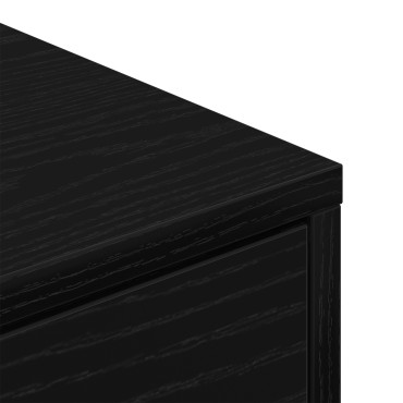 vidaXL Ντουλάπι Παπουτσιών Μαύρο Δρυς 60x35x84cm από Ξύλο
