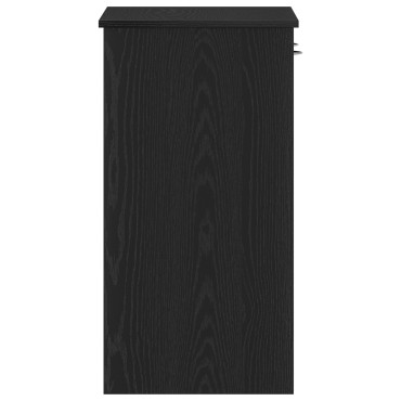 vidaXL Γραφείο Μαύρη Οξυά 80x40x75cm Επεξεργασμένο ξύλο 1 τεμ.