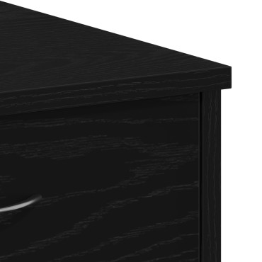 vidaXL Γραφείο Μαύρη Οξυά 80x40x75cm Επεξεργασμένο ξύλο 1 τεμ.