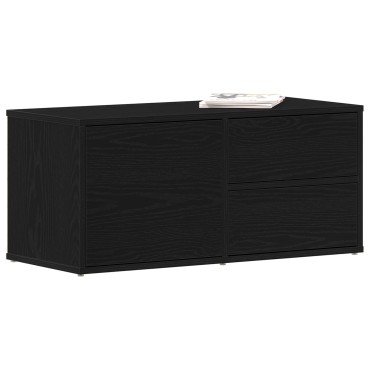 vidaXL Κονσόλα Τηλεόρασης από δρυς 80x34x35,5cm Επεξεργασμένο ξύλο